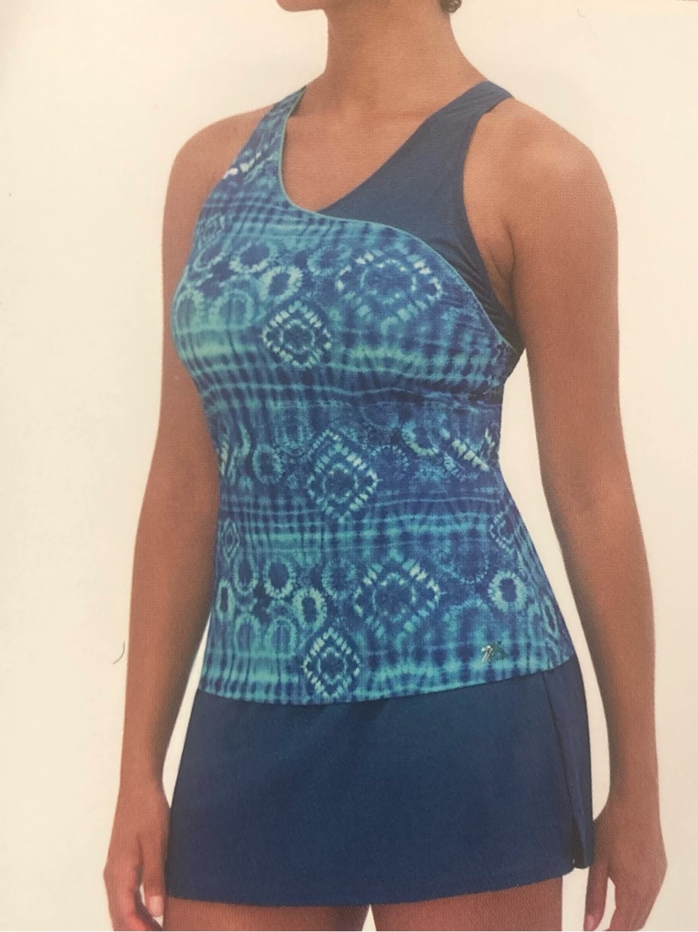 ZeroXposur Woman’s Large 2 Piece Turquoise Tankini NWT